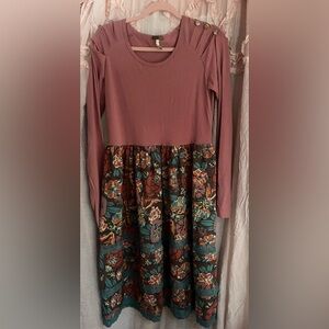 Matilda Jane You & Me Mona Ballet Dress size Lg New condition!